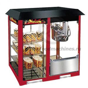 Аппарат для приготовления попкорна с тепловой витриной